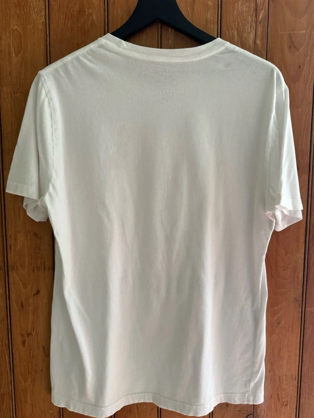 True Religion Men's White Tee Shirt with Blue Buddha Face 💯 Cotton Size Medium